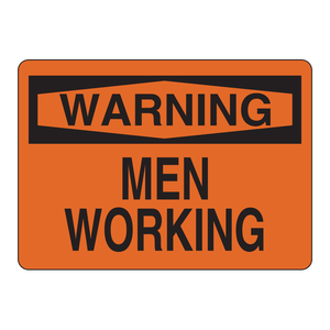 Señal de Advertencia Brady para Trabajadores, 7x10 Pulgadas, Señal de Seguridad Plegable de PVC para Interiores/Exteriores - Product Image 2