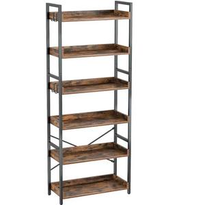 Porte-chaussures en bois et métal, garde les chaussures séparées et bien organisées, résistant à la corrosion, assure un attrait visuel durable. - Product Image 1