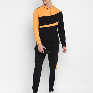OEM Custom Design Heavyweight 100% Cotton Men's Oversized Streetwear Printed Designs Wholesale Men's Tracksuit - Product Image 4