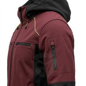 Veste d'hiver softshell personnalisée pour homme, respirante, à manches longues, avec fermeture éclair, idéale pour le travail, les voyages et les activités décontractées - Product Image 5