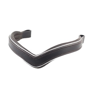 Bracelet d'équitation en cuir pour hommes, rembourré, en forme de V, doux, vente en gros indien, fabricant, toutes les tailles sont disponibles, 100% - Product Image 1