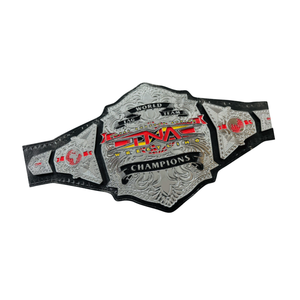 TNA World Tag Team Championship Belt Premium Quality Wrestling Title Collector's Edition Silver Plated Tag Team Belt - Product Image 6
