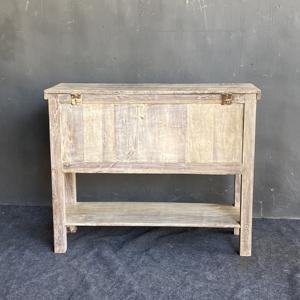 Mesa Consola de Madera Tallada con Motivos Florales, Colección Exclusiva, Arte Antiguo del Himalaya - Product Image 4