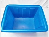 Réservoir en plastique rectangulaire / Conteneur industriel en PP 45*87-74*107-92 cm Réservoir de stockage d'eau léger Caisses en plastique