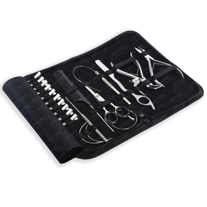 air Loop Styling Tool Set - Hair Extension Tools & Application <b>Kit</b> with Micro <b>Bead</b> Pliers, Stainless Steel - Product Image 1