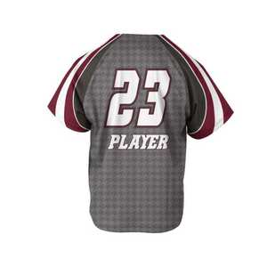 เสื้อลาครอสแบบกลับด้านได้ ผลิตจากโรงงาน ดีไซน์ใหม่ ชุดลาครอส พิมพ์ลายแบบซับลิเมชั่น ปรับแต่งได้ ชุดกีฬาทีม พรีเมียม - Product Image 5