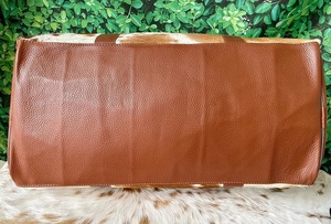 Bolsa de Viaje de Cuero 100% Original, Impermeable y Ligera, Bolsa de Lona de Cuero Vacuno Auténtico para Gimnasio, Deportes al Aire Libre - Product Image 6