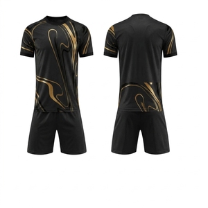 Conjunto de Uniforme de Fútbol Personalizado Unisex, Nuevo Jersey Deportivo de Manga Corta con Impresión Digital, de Secado Rápido y Antibacteriano - Product Image 6