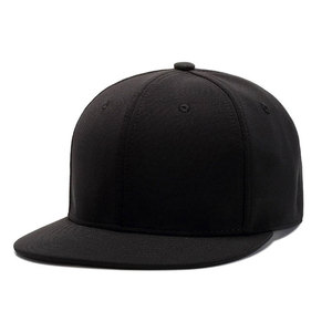 Casual Unisex Canvas Snapback <b>Hat</b> with Embroidered Logo <b>Flat</b> Brim Adjustable Closure Outdoor & Daily Wear - Product Image 1