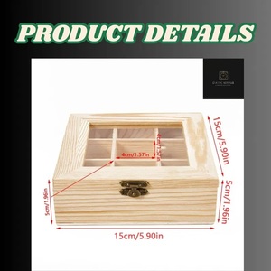 Organizador de Relojes de Madera de Pino Natural Sólido, 9 Ranuras, Moderno, Minimalista, Ecológico, Duradero, Caja de Almacenamiento para Decoración del Hogar - Product Image 6