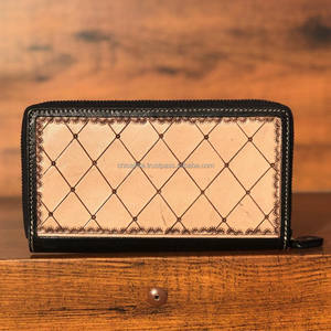 Nouveaux cheveux sur peau fourrure en cuir véritable pochette usiné à la main sculpture femmes portefeuille haute qualité cuir de vachette occidental sculpture pochette - Product Image 5