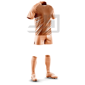 Maillot de football américain de haute qualité JAMEZ SPORTS avec broderie 3D personnalisée du nom de l'équipe, col en V, manches courtes, écologique, 100% coton - Product Image 3