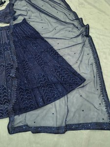 Beautiful Designer Traditional Bridal Wedding Lehenga Choli Embroidered Indian Ethnic Ghagra Crop <b>Top</b> Ready Wear <b>Party</b> - Product Image 2