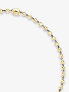 Colliers en or massif 14 carats avec diamant de laboratoire ovale de 2 carats, chaîne perlée de 16 pouces, solitaire de 4 mm, bijoux fins de déclaration, vente en gros - Product Image 4