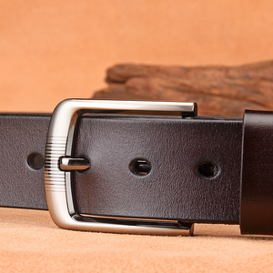 Factory Directly Sale Alloy Pin <b>Buckle</b> Reversible <b>Belt</b> Business Genuine Leather <b>Belts</b> <b>for</b> <b>Men</b> - Product Image 5