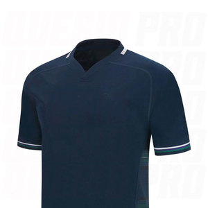 Camiseta de Rugby Transpirable, Camiseta de Fútbol con Logos Bordados, Pantalones Estilo Equipo, Conjunto Deportivo de Secado Rápido para Hombre, Entrenamiento Atlético - Product Image 4