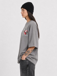 Camiseta Extra Grande de Primera Calidad para Mujer, Corte Regular, Transpirable, Tejida, con Logotipo, 100% Algodón, Ecológica, para Verano - Product Image 2