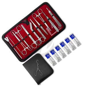 Kit de laparotomie chirurgicale pour étudiants, 18 pièces, pour la pratique de la suture, ensemble d'aide à l'apprentissage pour laboratoire d'anatomie scolaire - Product Image 4