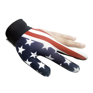 Guantes de Snooker Antideslizantes de Tres Dedos Personalizados, Accesorios de Billar Transpirables y Resistentes - Product Image 1