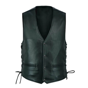 Chaleco de Cuero Transpirable de Alta Calidad para Hombre, Ropa de Abrigo Informal para Invierno, Servicio OEM - Product Image 4