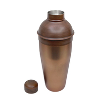 Shaker à cocktails en métal doré pour la maison, les événements, les fêtes, les bars, les boissons, le vin et les cocktails.