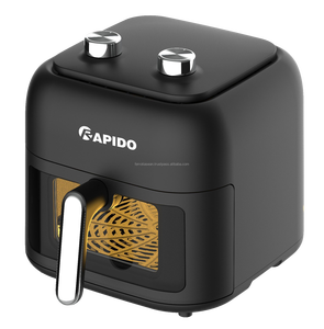 หม้อทอดไร้น้ำมันไฟฟ้าอัจฉริยะขนาด220V หม้อทอดไร้น้ำมันไฟฟ้าทรงสี่เหลี่ยมความจุ5L ทันสมัยเตาอบอลูมิเนียมเครื่องใช้ไฟฟ้าภายในบ้านพร้อมปลั๊กเรา - Product Image 2