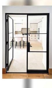 Porte coupe-feu moderne vitrée la plus vendue avec âme pleine et verre ignifuge pour entrées de bureaux, disponible à prix compétitif - Product Image 2