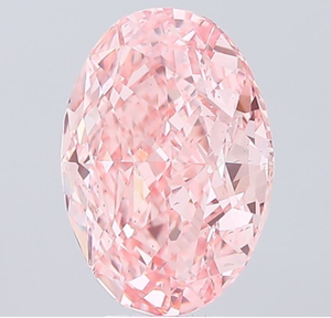 Diamante Cultivado en Laboratorio con Certificación IGI, 7.05 CT, Corte Ovalado Modificado Brillante, Color Rosa Intenso, Claridad VS2, LG 649458179 - Product Image 4