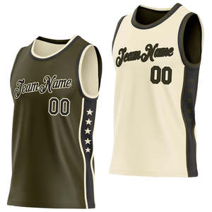 Ensemble d'uniformes de basketball réversibles au design le plus récent, maillot et short en mesh à séchage rapide, tenue d'entraînement personnalisée pour équipe, fournisseur en gros OEM/ODM - Product Image 1