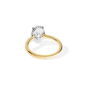 Anillo de diamantes creados en laboratorio más demandado para compromiso y boda, joyería fina disponible a precio de fábrica desde India. - Product Image 5