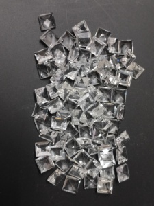 Topacio Blanco Natural de 7MM, Corte Cuadrado Escalonado, Gemas Sueltas de la Mejor Calidad para Joyería - Product Image 6