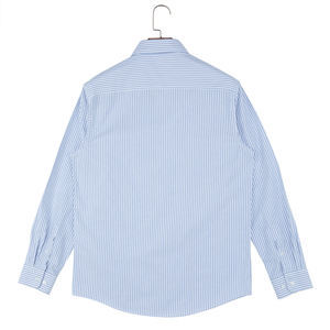 Camisa de Hombre de Verano, Transpirable, de Lino y Algodón, Satén, Lisa, de Manga Larga, Casual, Antiarrugas, con Cuello Camisero, 160g - Product Image 4