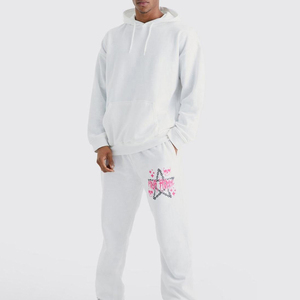 Street Wear <b>Pullover</b> <b>Men</b> Hoodie Plain Solid Color <b>Men</b> Hoodie Best Quality <b>Men</b> Tracksuits Set in Cheap Price - Product Image 1