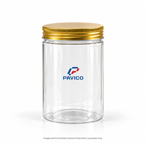 Frasco Redondo de Plástico PET de 350 ml con Tapa de Rosca para Alimentos Secos, Envases de Cosméticos, Marca Pavico, Impresión de Logotipo Personalizado, Fabricante de Vietnam - Product Image 3