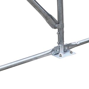 TMG ST2041PV(Previo) 20FT X 40FT Heavy Duty 17 oz <b>PVC</b> Cover Arch Wall Peak <b>Ceiling</b> Storage Shelter Drive Doors for Tool Shed - Product Image 6