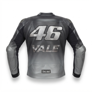 Men’s Cowhide Leather <b>Racing</b> <b>Jacket</b>/Chaqueta MotoCP Style CE Level 2 Armor Motorcycle Track Riding Protective Gear CE - Product Image 2