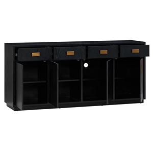 Modern Luxury Four Door <b>Sideboard</b> Cabinet Crafted from Fine Solid Wood with Large <b>Storage</b> Space for Contemporary Home Furnishing - Product Image 6