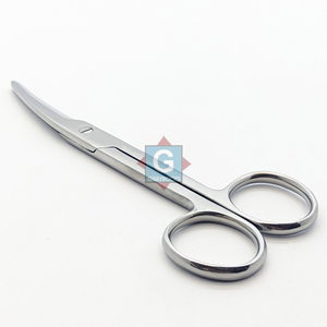 Manual CE Certified Gray Rocks -1414-17 Busch Umbilical Cord Scissors Stainless Steel Surgical Instrument for Medical <b>School</b> - Product Image 6