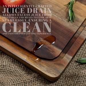 Tabla de Cortar de Madera Premium para un Flujo de Trabajo Eficiente en la Cocina, con Superficie Lisa y Diseño Elegante, en Venta al por Mayor - Product Image 4