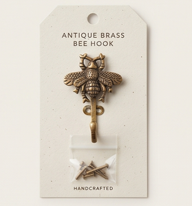 Antique Brass Bee Wall <b>Hook</b> Vintage Metal Decorative <b>Hook</b> <b>For</b> Clothing And Towels Door <b>Hanging</b> Display - Product Image 5