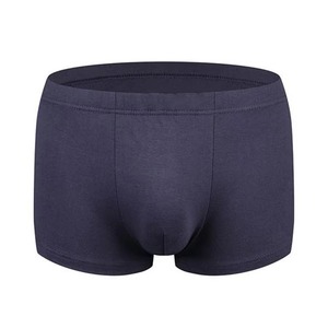 Calzoncillos bóxer de algodón para hombre, de tiro medio, tejidos, ecológicos, de ajuste holgado, con estampado a cuadros, cómodos para dormir, servicio OEM personalizado - Product Image 2