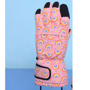 Gants de ski imperméables fournis directement par l'usine, pour l'extérieur, décontractés, chauds pour l'hiver, avec sangle réglable et paume antidérapante, logo personnalisable - Product Image 2