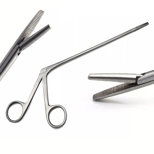 Micro-pinces durables pour le nettoyage des oreilles, instruments chirurgicaux ORL manuels en acier inoxydable, type alligator/crocodile - Product Image 1