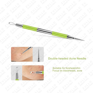 ชุดเครื่องมือสกัดสิวเสี้ยน สิวอักเสบ และจุดด่างดำ แบบมืออาชีพ ทำจากสแตนเลสสองสี สำหรับการดูแลผิวหน้า - Product Image 6