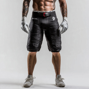 Camouflage <b>Padded</b> Football American Pants 100% Polyester Training Football <b>Padded</b> Shorts Men - Product Image 5