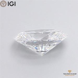 Diamante Cultivado en Laboratorio CVD con Certificación IGI, Color E, Claridad VVS1, Corte Ovalado de 2.50 Quilates, Ideal para Joyería Personalizada - Product Image 3