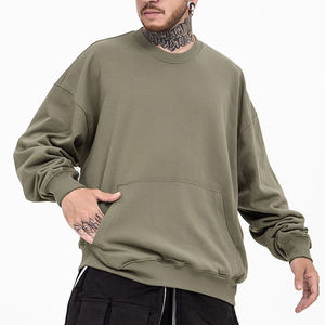 Fabricant OEM de sweats en molleton de coton personnalisés en gros, col rond, marque privée, production en vrac, usine de sourcing - Product Image 3