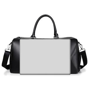 Sac de voyage en cuir PU grande capacité avec fermeture éclair pour homme noir - Product Image 2
