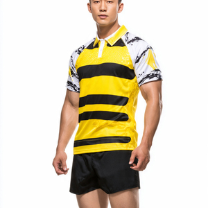 OEM Rugby Jersey Rugby <b>Shorts</b> Wholesale Custom Sublimation Rugby Uniform Training Wear Sublimation Rugby Uniforms - Product Image 3