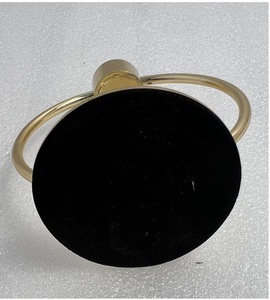 Porte-bougie en acier inoxydable de qualité supérieure avec finition dorée pour centre de table de mariage et décoration de table de banquet - Product Image 2